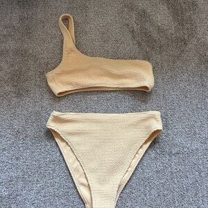 PacSun Yellow One-Shoulder Bikini